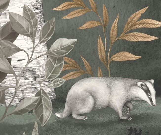 Newbie Wallpaper Wild Forest Mural tapet