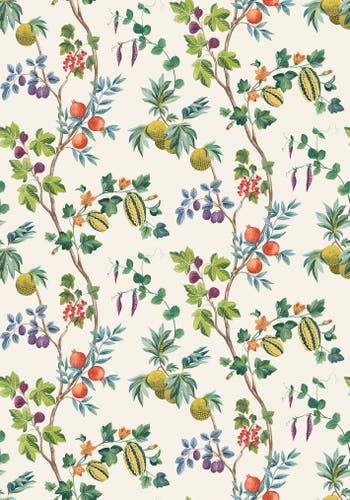 Osborne & Little - Orchard Lamorran Orchard Leaf Gre