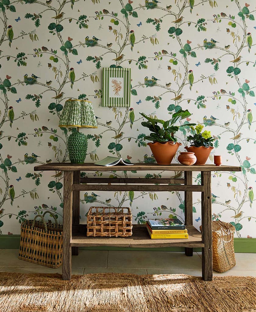 Sanderson - Woodland Chorus Botanical Arboretum Wallpapers