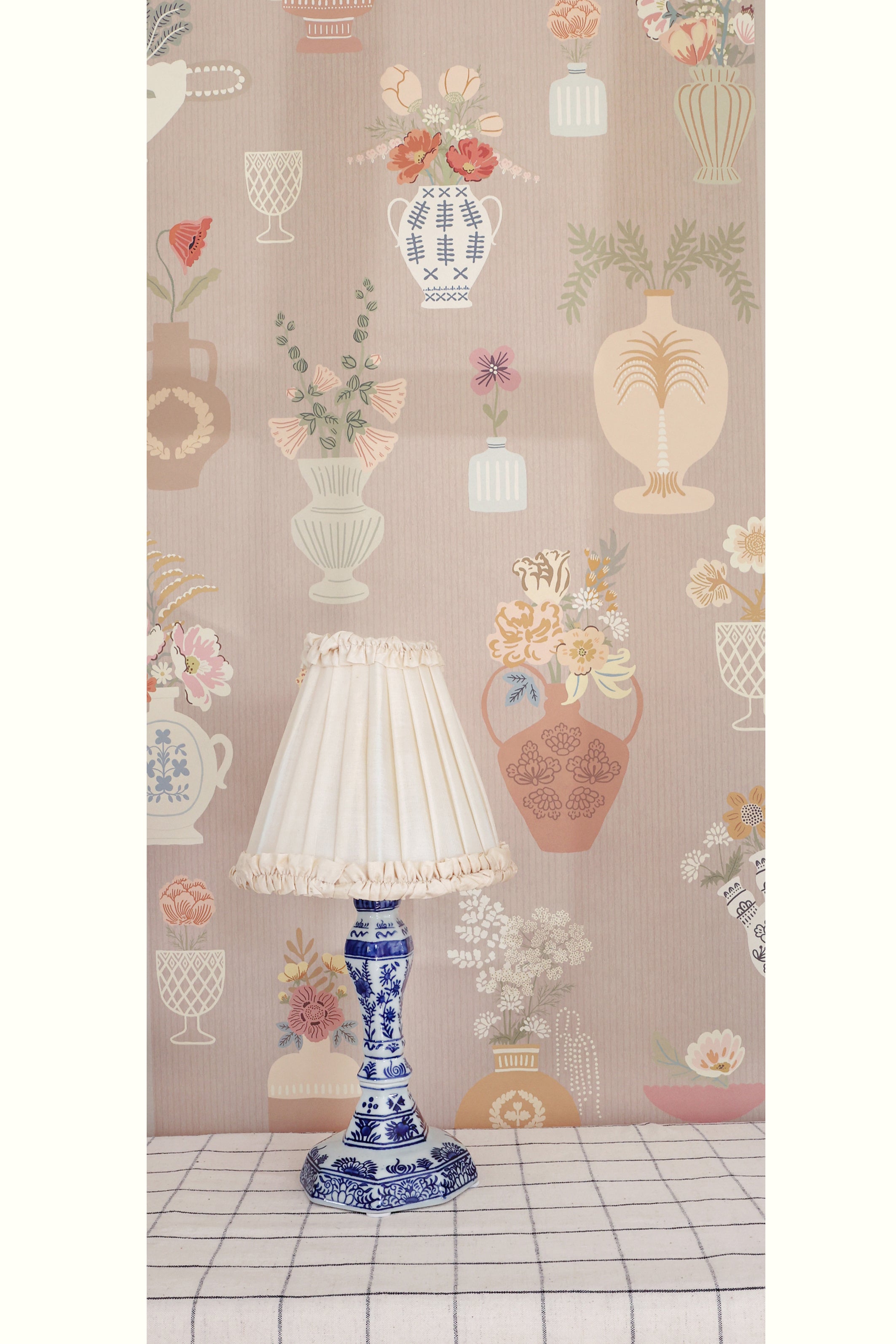 Majvillan - Floral Daiquiri Veil Merino Brown