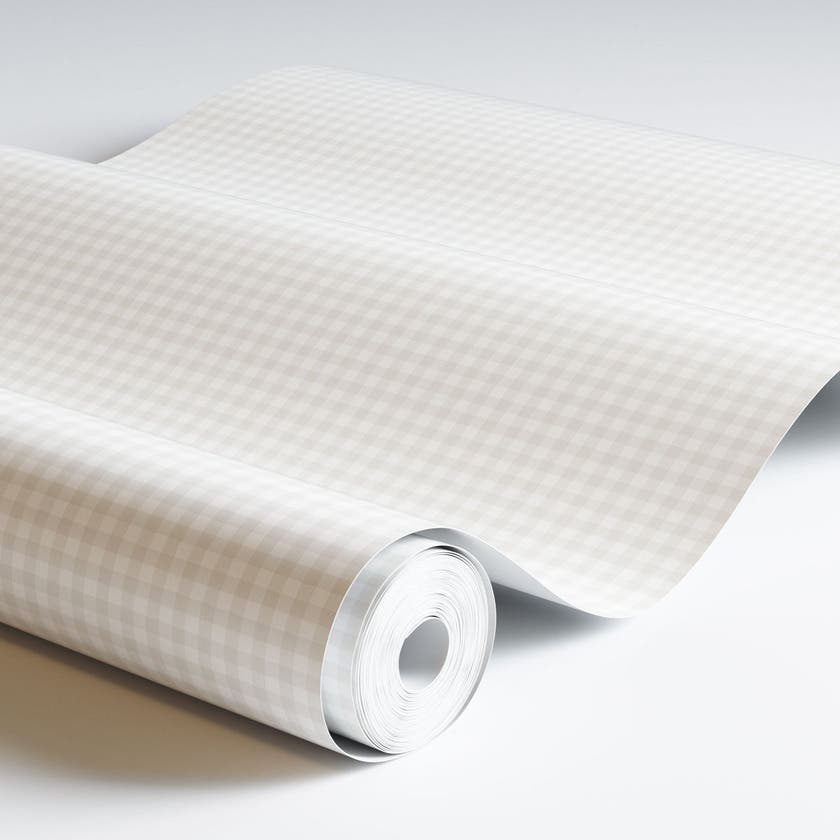 Lotta Vit Småmönstrat