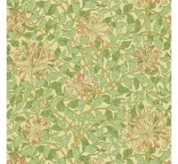Honeysuckle Green/Beige/P Morris Wallpaper Compilat