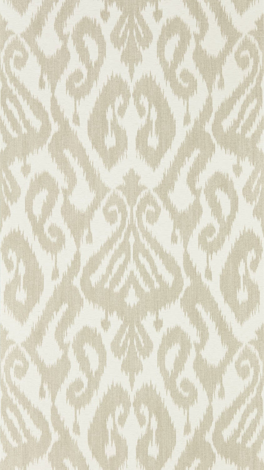 Sanderson - Kasuri Country Linen Caspian Wallpapers