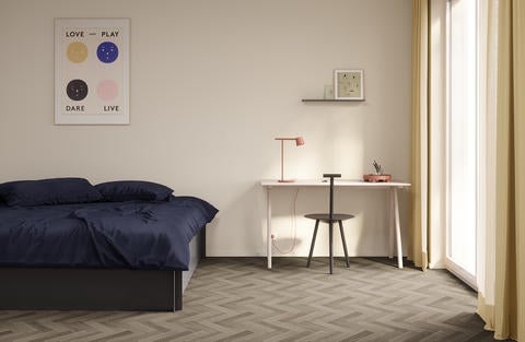 Ancares Herringbone Grey 2m