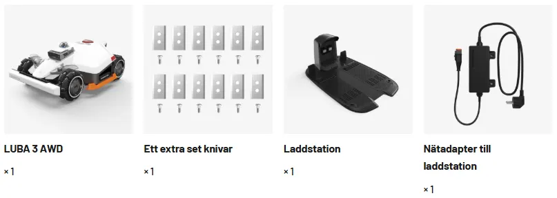 Robotgräsklippare LUBA 3 AWD 10000