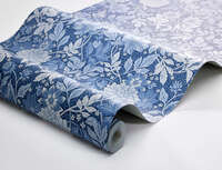Dahlia Garden - Blue & White
