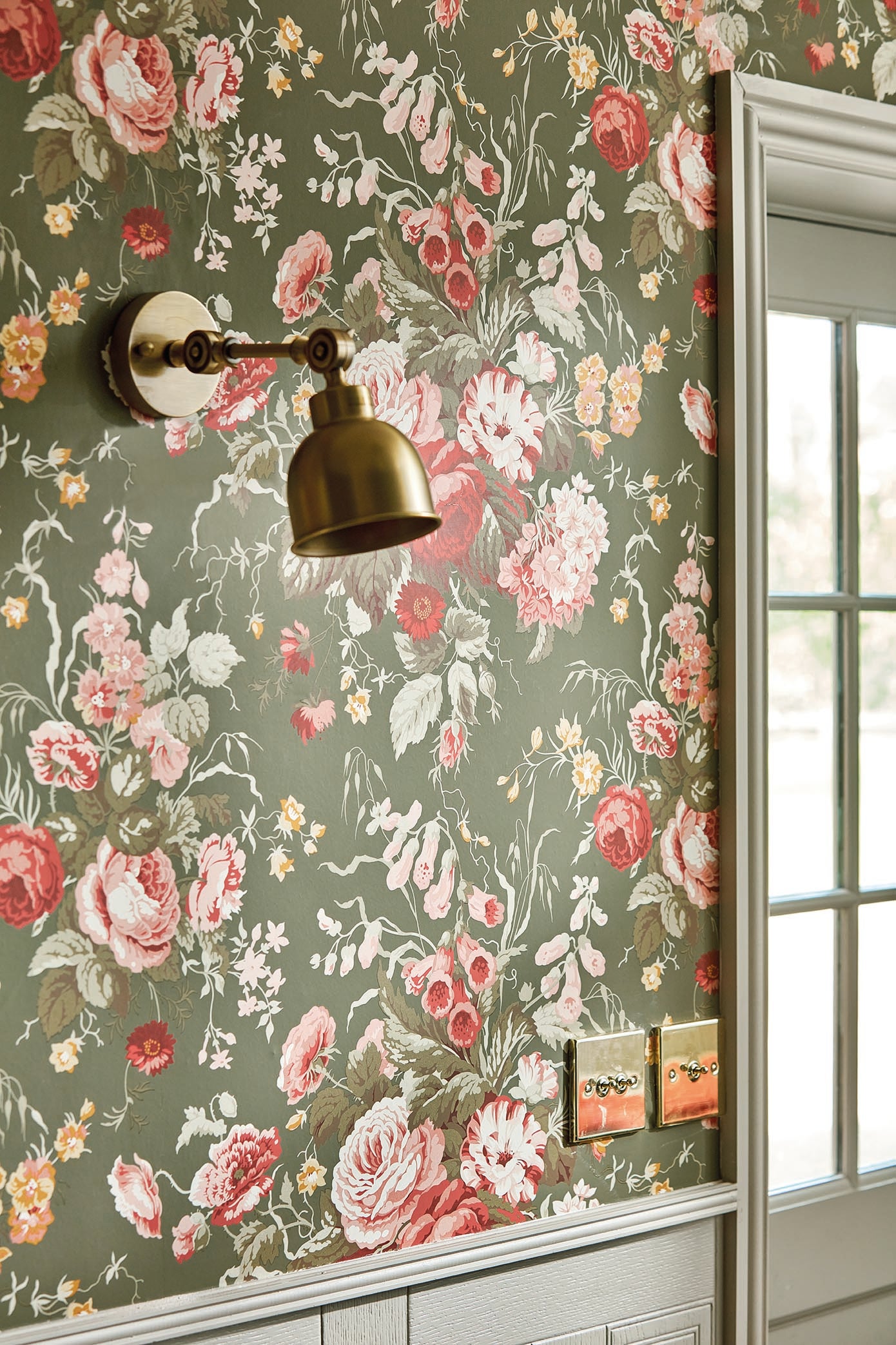 Sanderson - Stapleton Park Olive/Beng Sanderson One Sixty Wallp