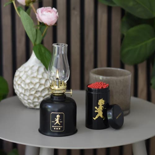 Fotogenlampa Svart/Guld