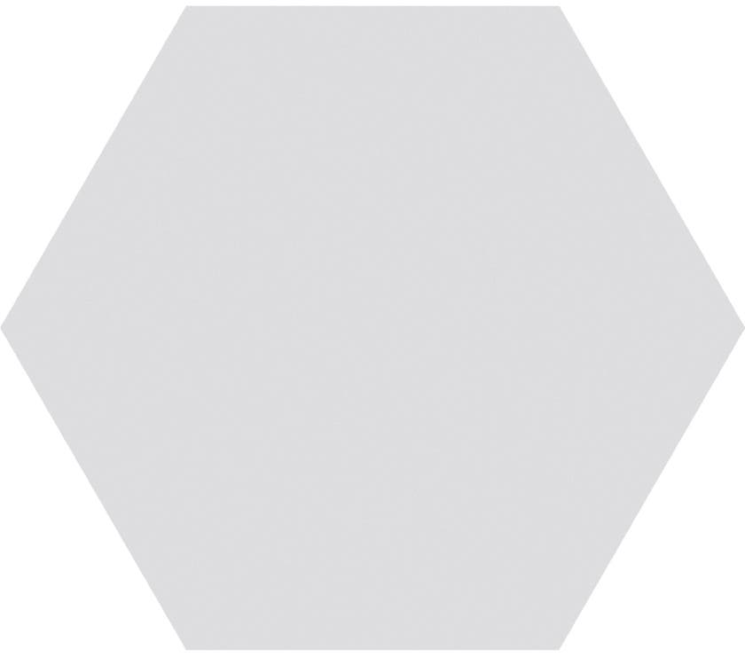 Haze Silver matt hexagon 15x17