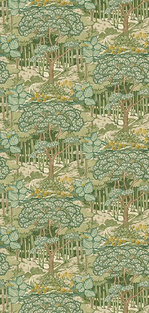 GP&J Baker - Brantwood Ruskin Green BW45106-1