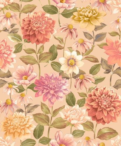 Casadeco - Dahlia Rose Nude Gardens