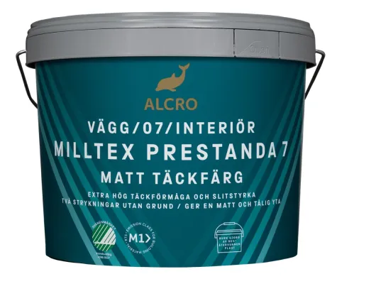 Milltex Prestanda 7 - 4L - Valfri mörk kulör (Outlet)