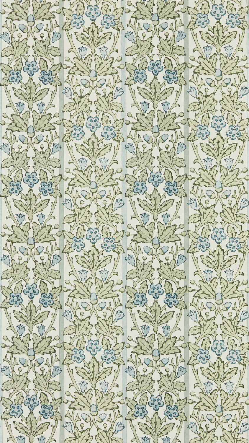 Morris & Co - Oak & Blossom Thyme Woad