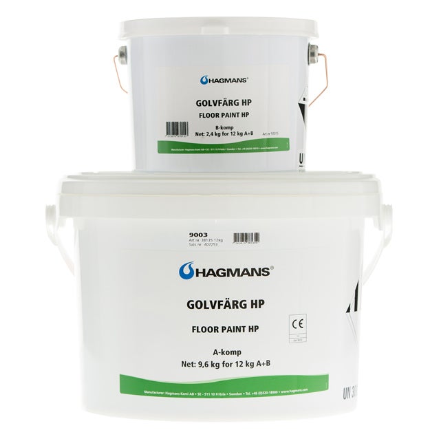 Golvfärg HP 9002 mellangrå