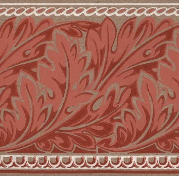 Lim & Handtryck - Viktoria I - Kvist/Röd B13-30