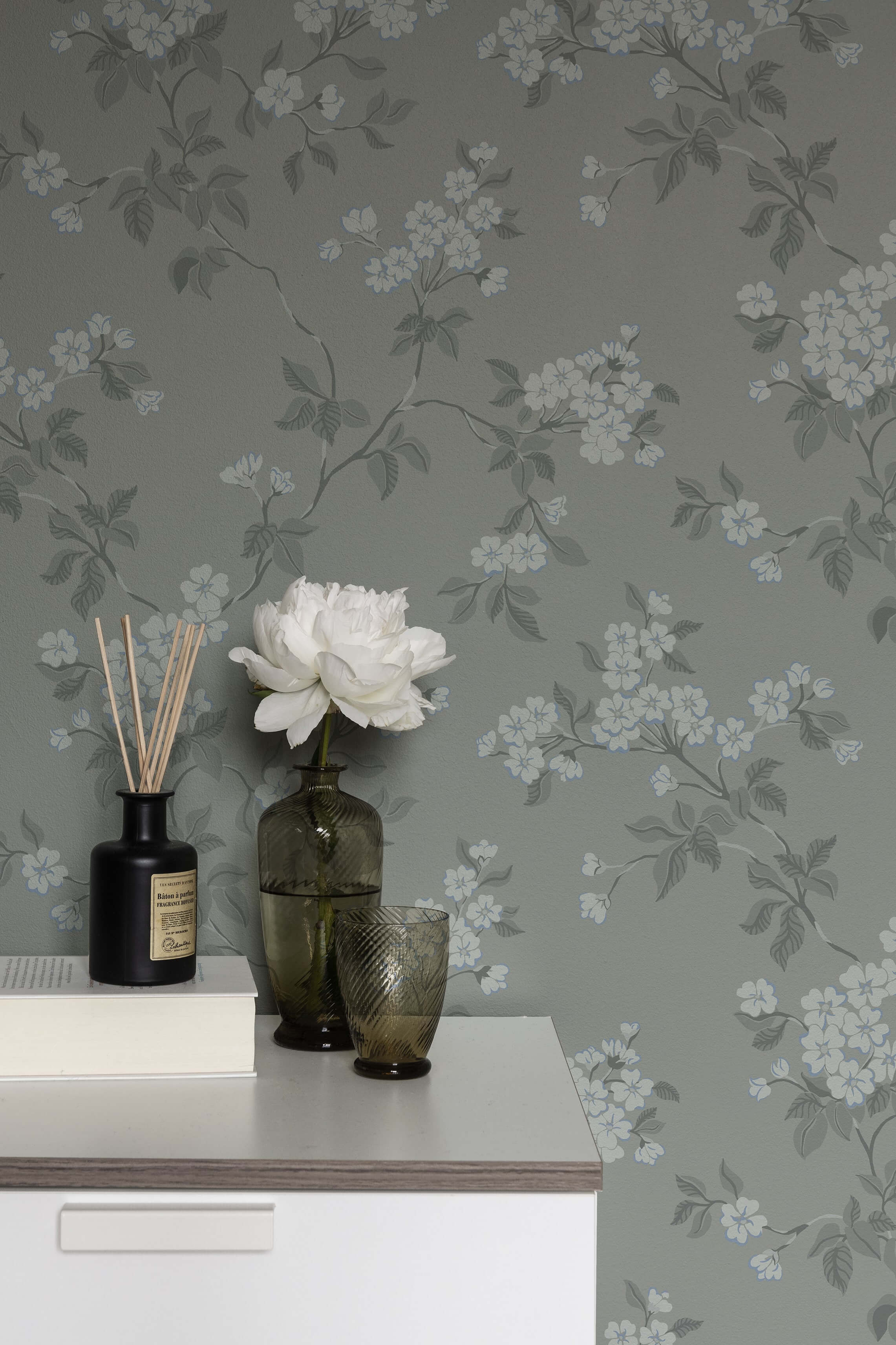 Duro - Karin, Grå Blommor&Blad