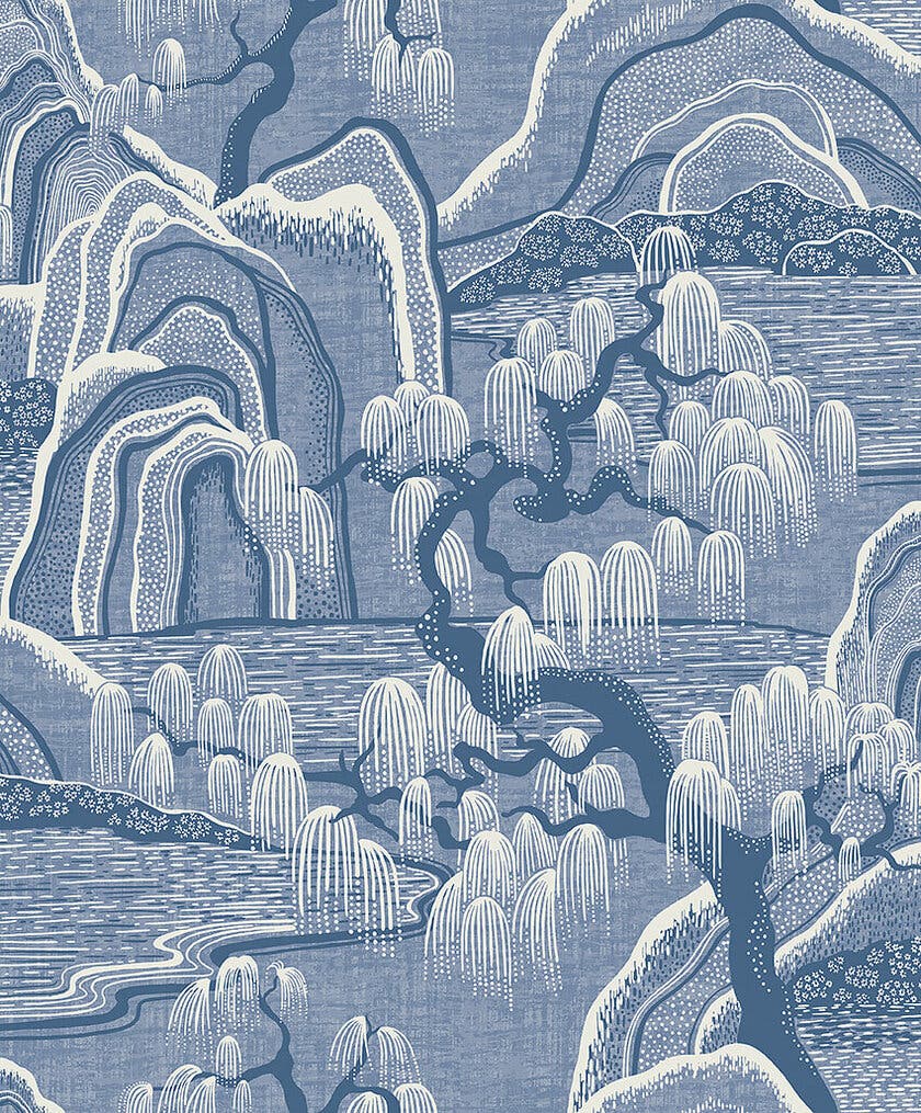 Indigo Garden - Blue & White