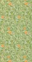Arbutus Green/Terracotta Morris and Friends Wallpa