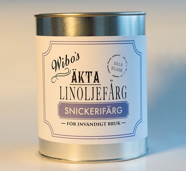 Linoljefärg Snickerifärg Inomhus 5 L Vit