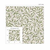 Peel & Stick Willow Trail Sprig Green NW54704