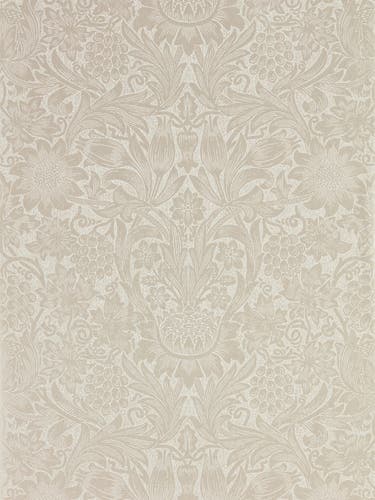 Morris & Co - Pure Sunflower Pearl/Ivor Morris Pure Wallpapers