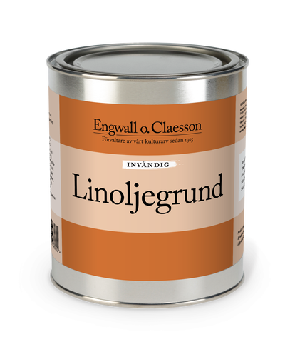 Linoljefärg invändig Grund 1 L Vit