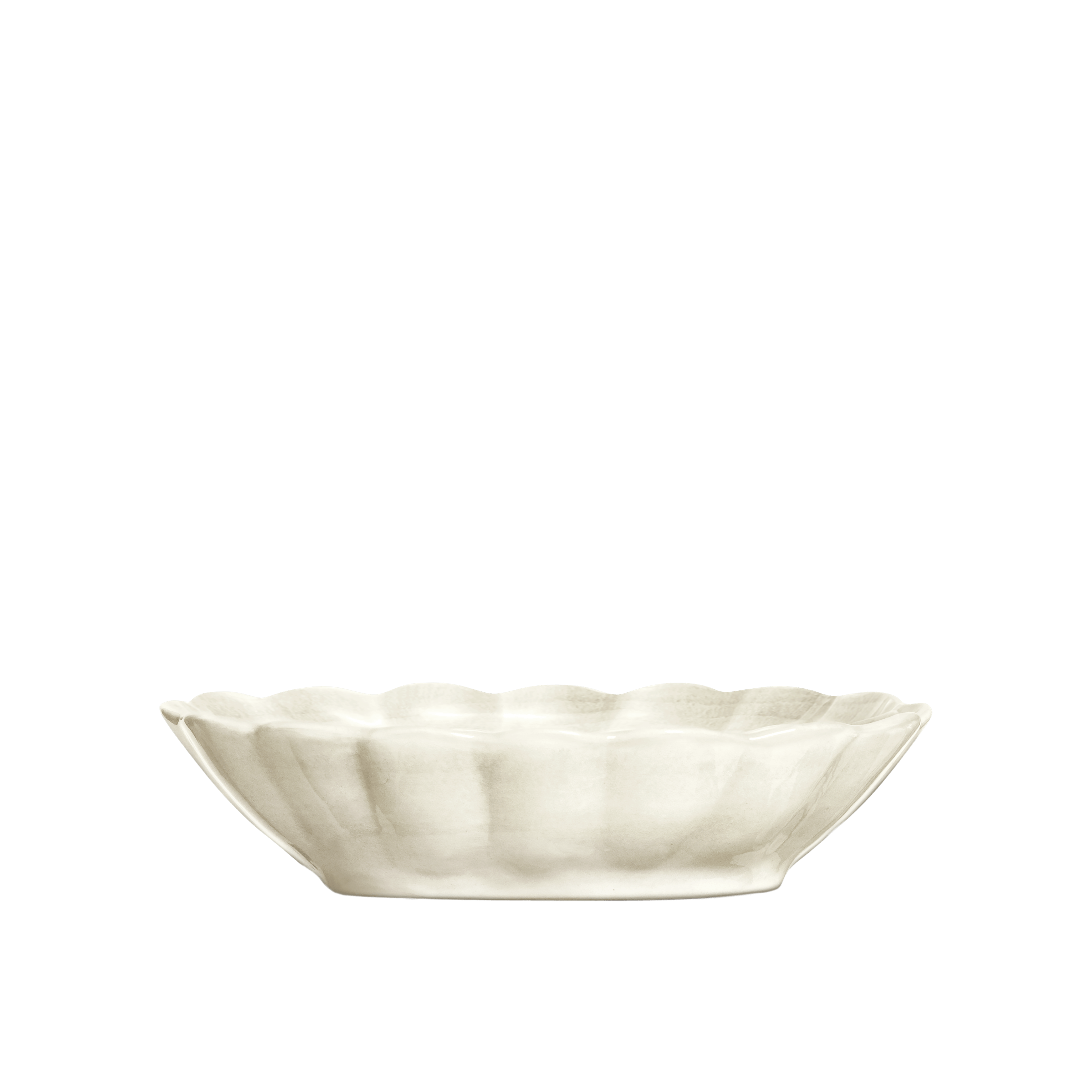 Oyster Skål 23x18 cm Sand