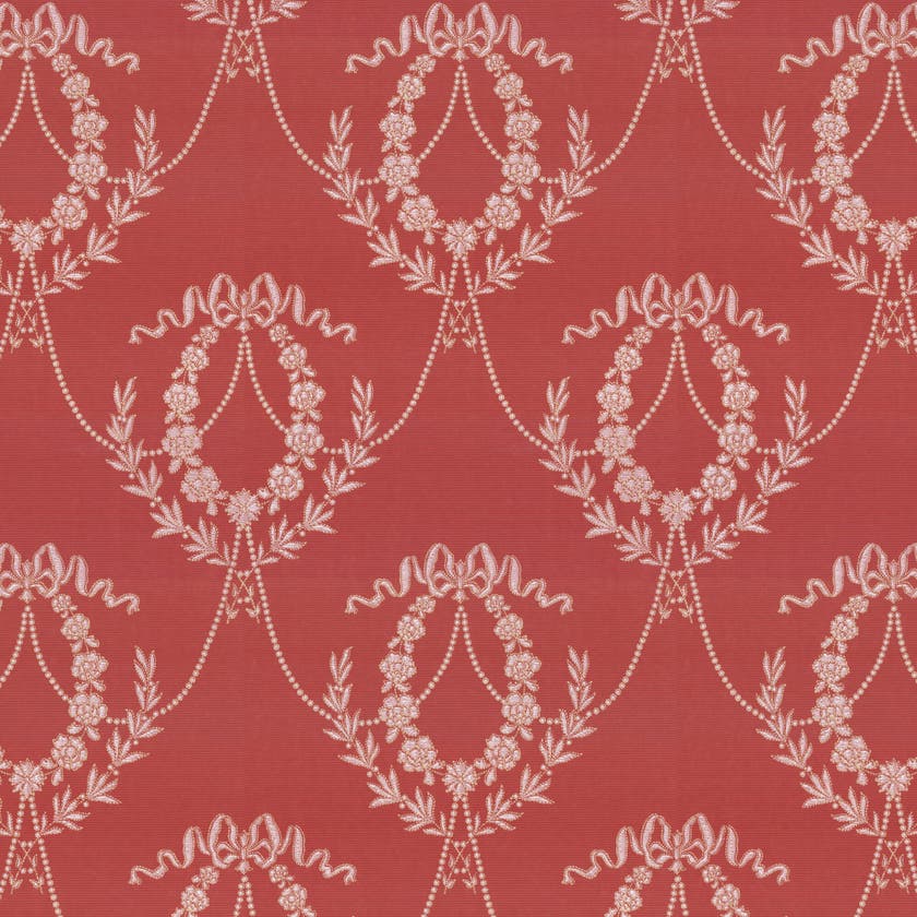 Lim & Handtryck - Hovkonditoriet - Röd/Guld x121-30