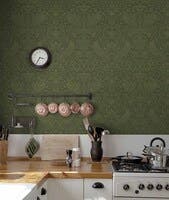 Peel & Stick Tonal Bird Garden Moss Green NW54404