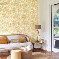 CANOPEE JAUNE OLIVE VOYAGE ONIRIQUE