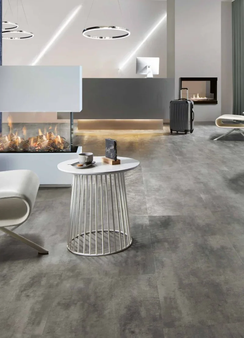 Vinylgolv Floorit - Brick Cement Dark Click 5.5mm