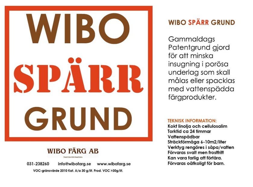 Spärrgrund Wibo 10L