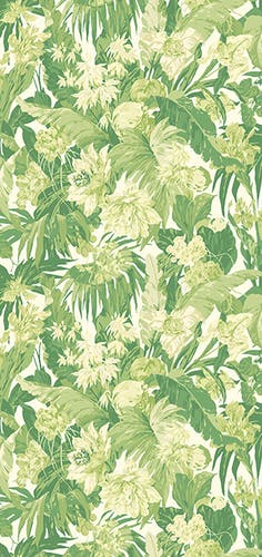 GP&J Baker - Original Tropical Flower Green BW45132-1