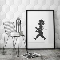 Brandsläckare 2 kg Design Steel Edition