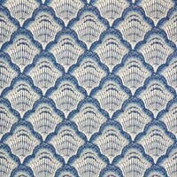 Calico Shell cobalt V&A Decorative Papers 2