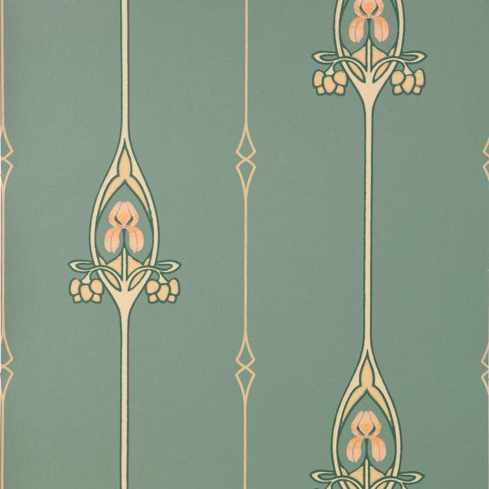 Duro - Gamla Grand Grön Gammalsvenska Papper