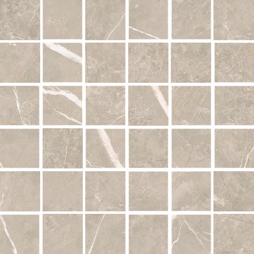 Glaciär Greige mosaik 5x5, ark 30x30