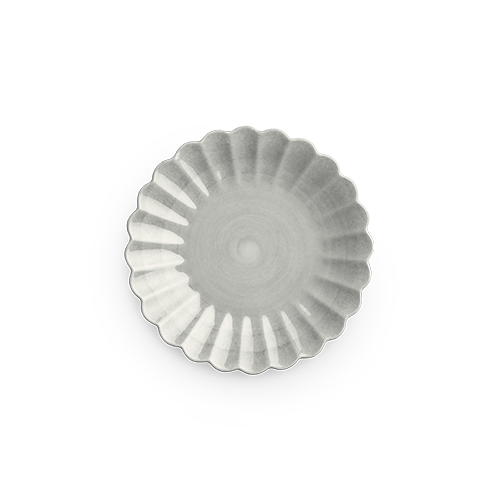 Oyster Tallrik 20 cm Grå