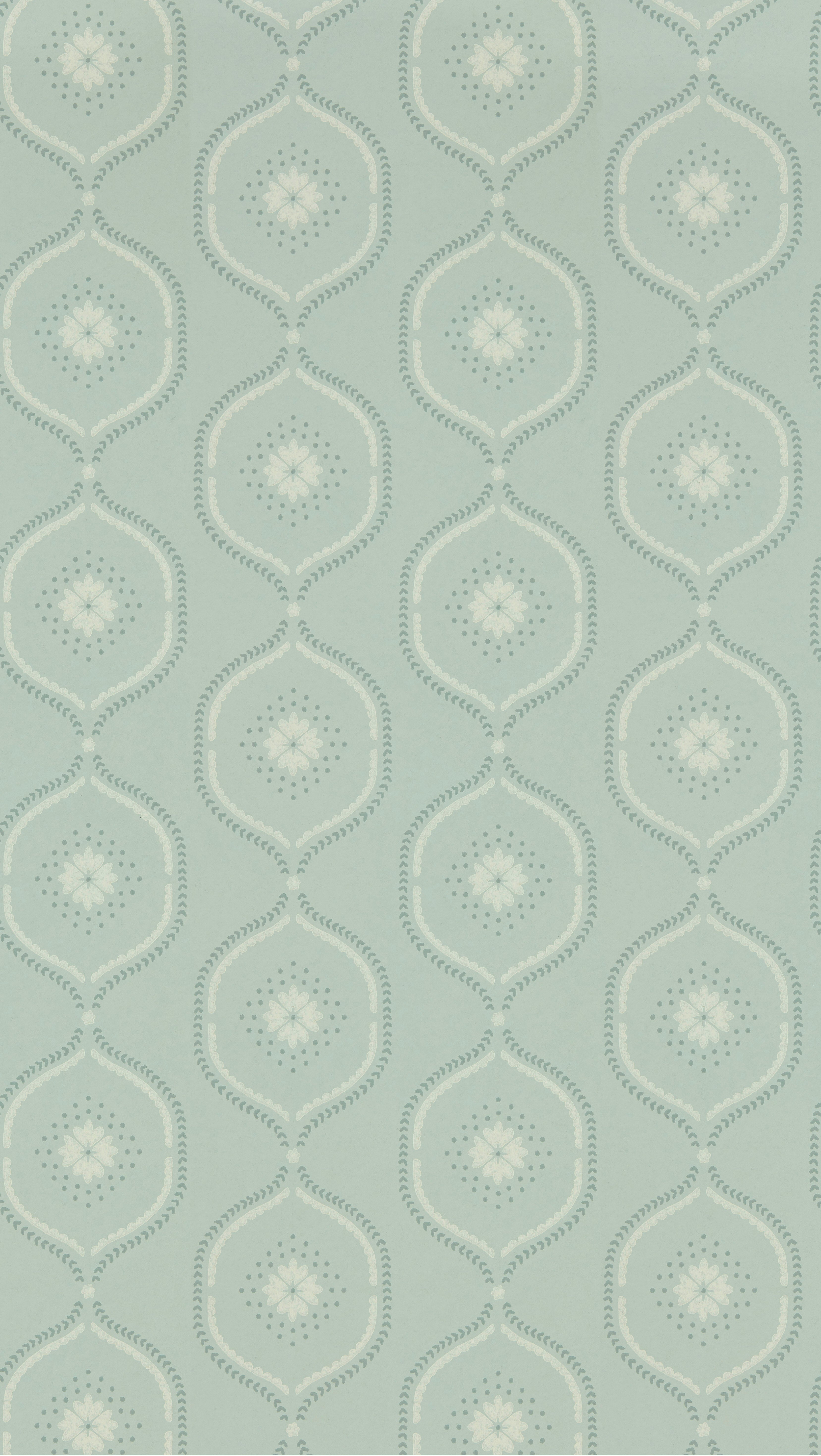 Sanderson - Milcombe Mist Blue Littlemore Wallpapers