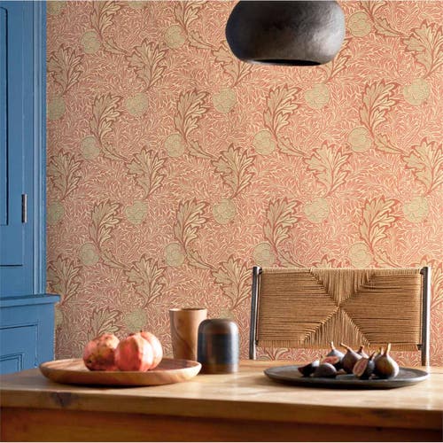Morris & Co - Apple Rust Gold Melsetter Wallpapers