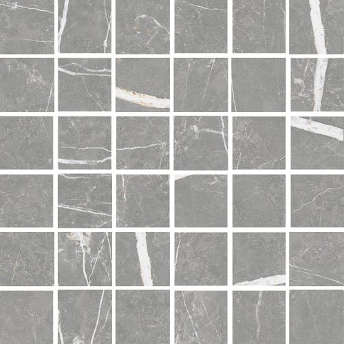 Glaciär Grafit mosaik 5x5, ark 30x30