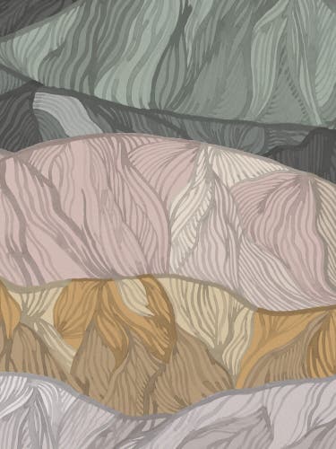 Boråstapeter - Coloured Mountain