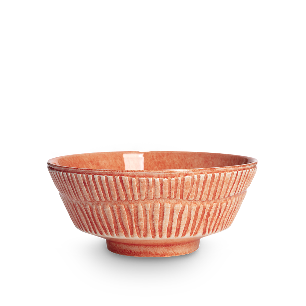 Stripes Skål 15 cm Orange