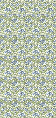 GP&J Baker - Brantwood Iris Meadow Blue Green BW45101-2