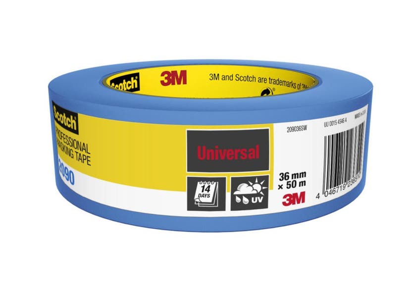 Maskeringstejp, Blå 2090 UV 36 mm