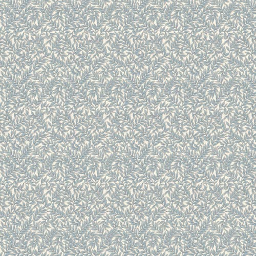 Lim & Handtryck - Bladmönster - Kvist/Blå K36-40