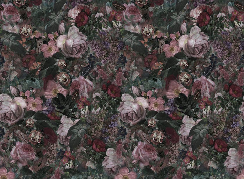 Boråstapeter - Dark Floral
