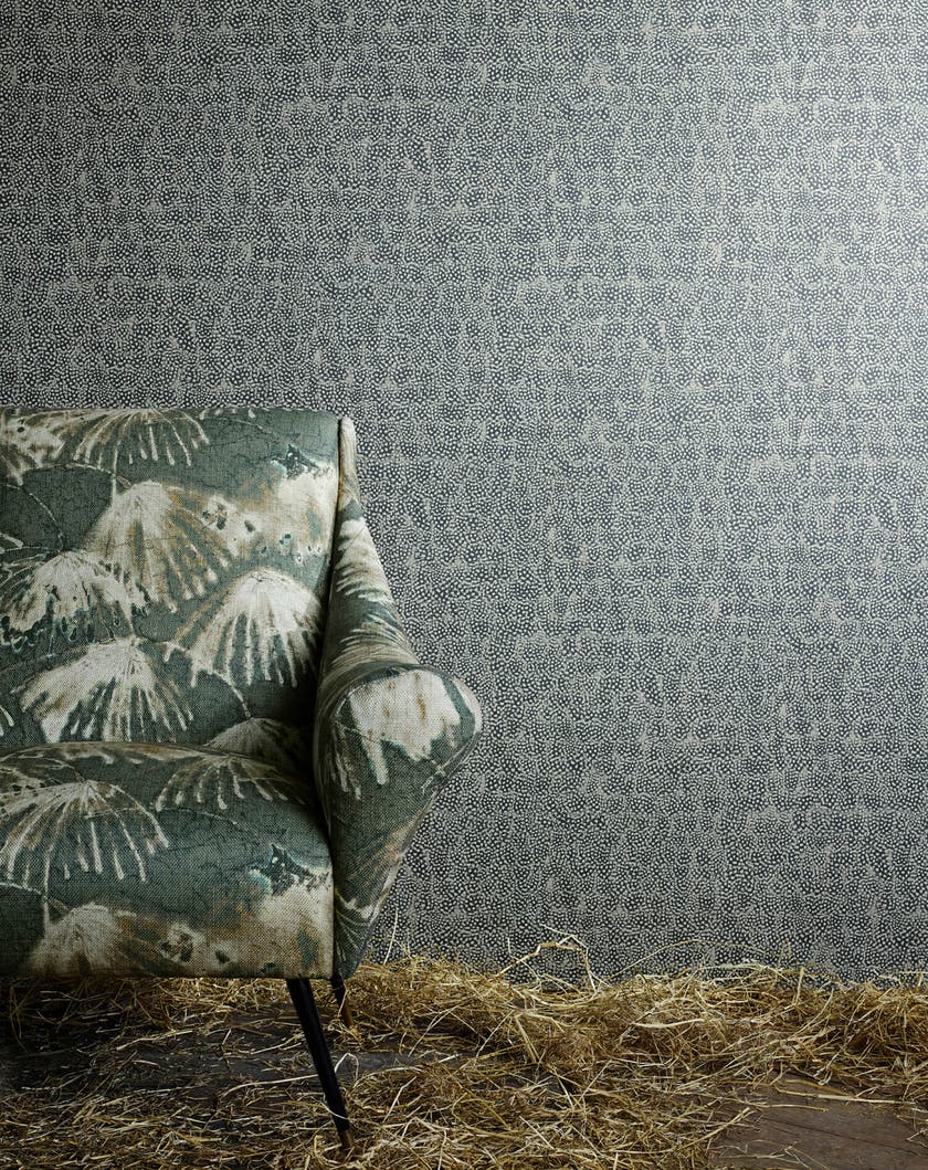 Zoffany - Guinea Blue Stone Kempshott Wallcoverings