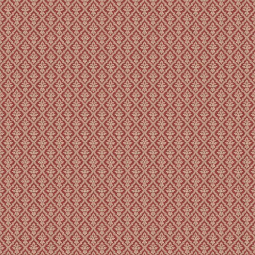 Lim & Handtryck - Liten Lilja - Kvist/Röd K26-30