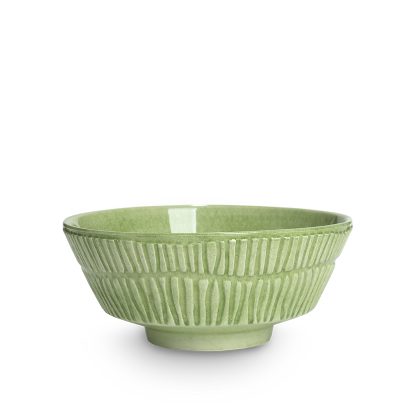 Stripes Skål 15 cm Grön